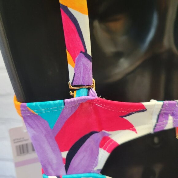 Anne Cole Women's Tropical-Print One-Piece Swimsuit - Picture 6 of 8